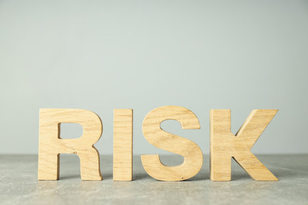 Risk protection and eliminating the risk, business and life conceptの写真素材