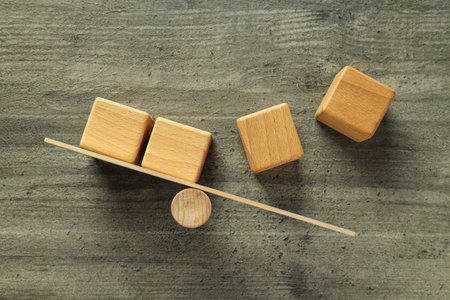 Risk protection and eliminating the risk, top viewの写真素材