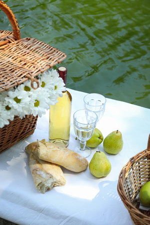 Spending time in nature - picnic, accessories for picnicの写真素材