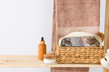 Toilet bag for different toilet and self care accessories