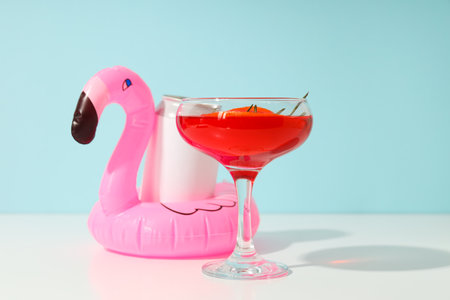 Drinks, fresh summer drink for refreshing, summer vibes conceptの写真素材