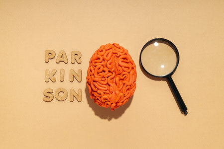 Dementia and parkinson's disease, ADHD, composition for head disease themeの写真素材