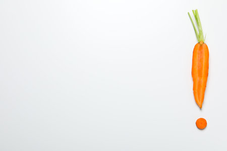 Fresh carrot, food for diet and healthy eatingの写真素材