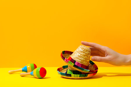 Concept of Cinco de mayo - Mexican National Dayの写真素材
