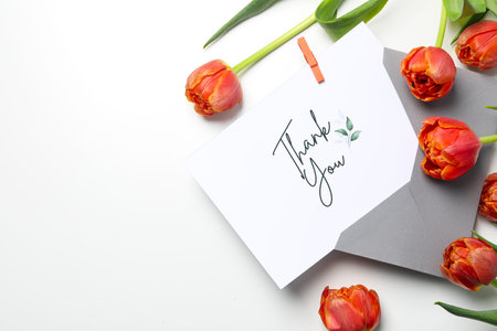 World Women's Day composition with text Thank youの写真素材