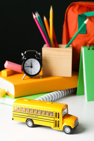 Concept of school education with school accessoriesの写真素材
