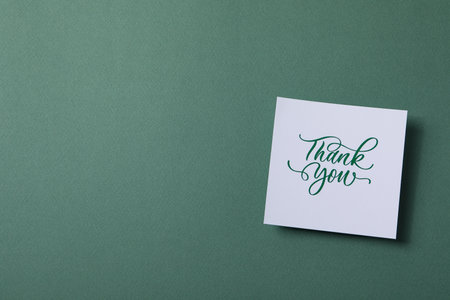 Words of gratitude, gratitude concept, text Thank youの写真素材