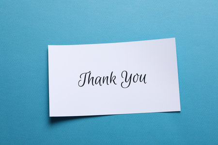 Words of gratitude, gratitude concept, text Thank youの写真素材