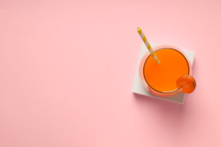Concept of healthy nutrition and diet with Carrot juiceの写真素材