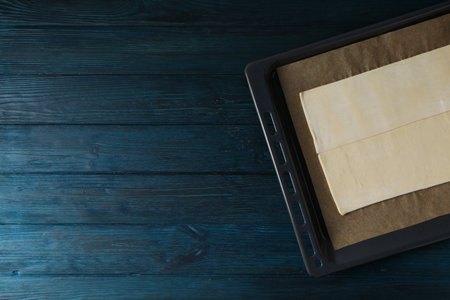 Concept of accessories for cooking and baking - baking paper