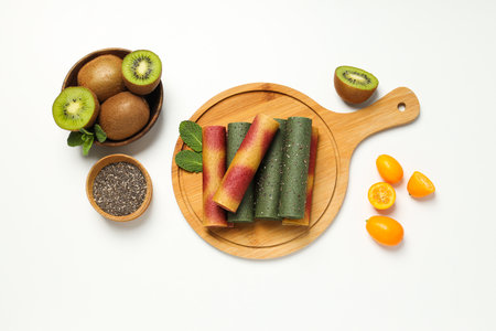 Concept of tasty and sweet food - pastilleの写真素材