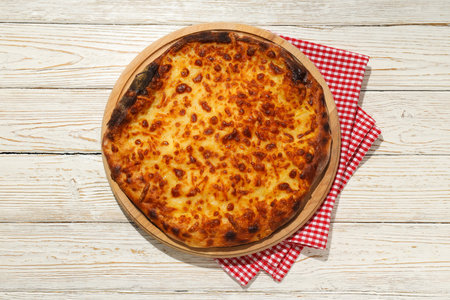 National Georgian cuisine food, flour product - Khachapuriの写真素材