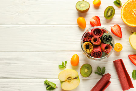 Concept of tasty and sweet food - pastille