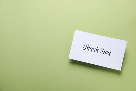 Words of gratitude, gratitude concept, text Thank youの写真素材