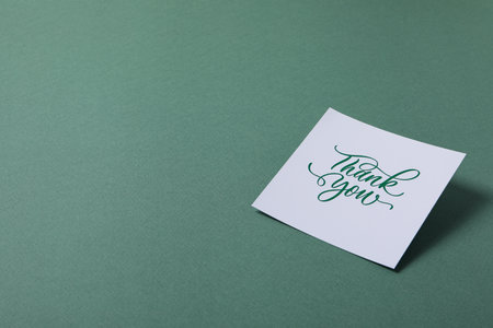 Words of gratitude, gratitude concept, text Thank youの写真素材