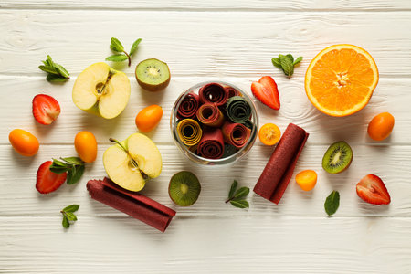 Concept of tasty and sweet food - pastille