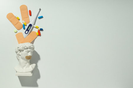 Concept of health care and health treatment, medicineの写真素材