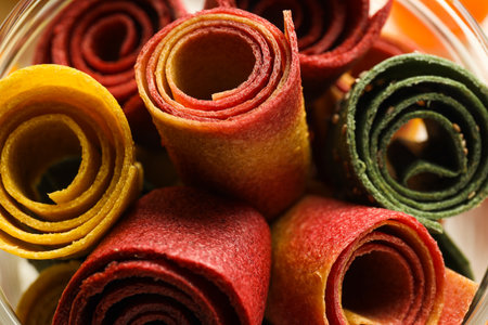 Concept of tasty and sweet food - pastilleの写真素材