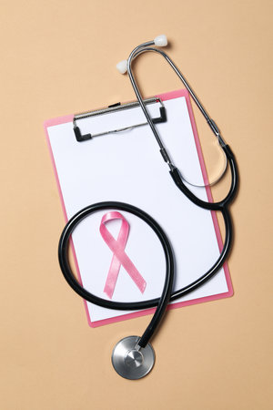 World Cancer day, concept of female cancerの写真素材