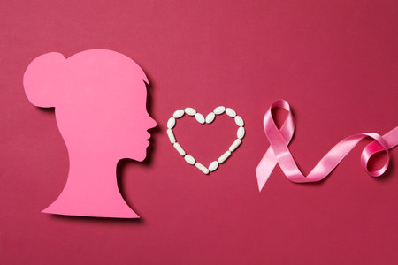 World Cancer day, concept of female cancer