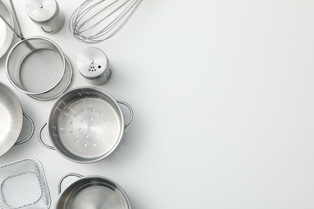 Concept of kitchen supplies and kitchen dishesの写真素材