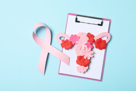 World Cancer day, concept of female cancerの写真素材