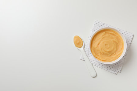 concept of baby food and baby nutritionの写真素材