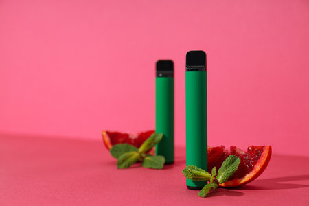 Smoking devices - electronic cigarette, concept of modern smoking