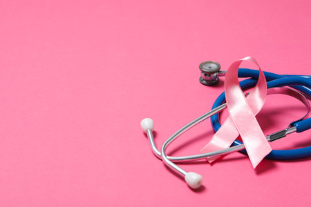 World Cancer day, concept of female cancerの写真素材