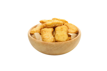 PNG, Concept of fast food - nuggets, isolated on white backgroundの写真素材