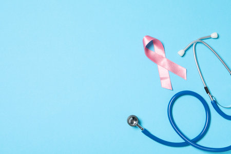 World Cancer day, concept of female cancerの写真素材