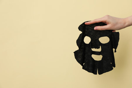 Concept of face and skin care with cosmetic maskの写真素材