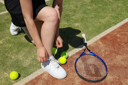 31.05.22, Odessa, Ukraine: Concept of sport and sports lifestyle - tennisのeditorial素材