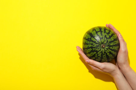 Concept of fresh and juicy food - Watermelonの写真素材