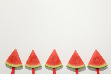 Concept of fresh and juicy food - Watermelonの写真素材