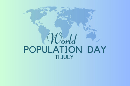World Population Day - 11 July, image for World Population Dayの写真素材