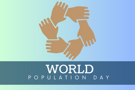 World Population Day - 11 July, image for World Population Dayの写真素材