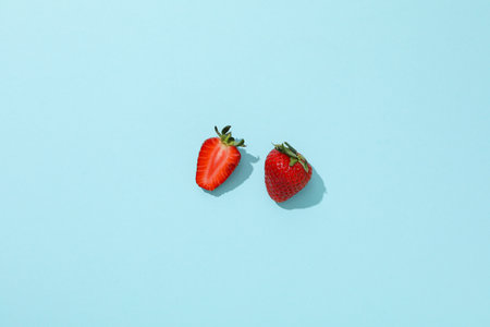 Sweet and fresh summer fruit - tasty strawberryの写真素材
