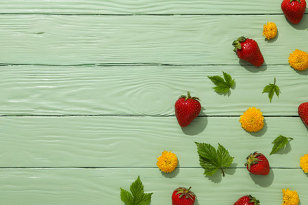 Sweet and fresh summer fruit - tasty strawberry