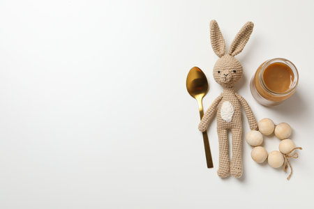 concept of baby food and baby nutritionの写真素材