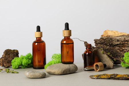 Concept of face and skin care, cosmeticの写真素材