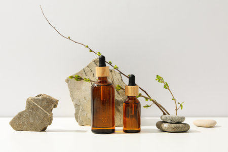 Concept of face and skin care, cosmeticの写真素材