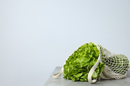 Concept of fresh and green food - lettuceの写真素材