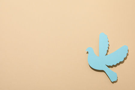 International day of peace or world peace day, symbol of peace - pigeonの写真素材