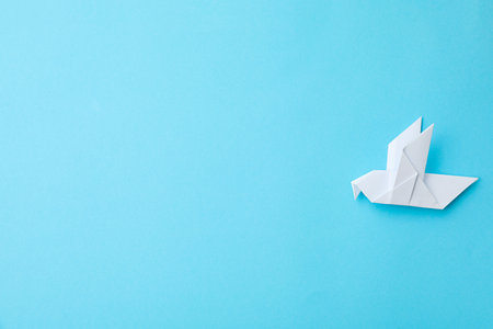 International day of peace or world peace day, symbol of peace - pigeonの写真素材