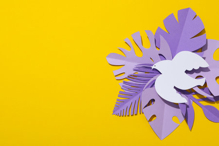 International day of peace or world peace day, symbol of peace - pigeonの写真素材