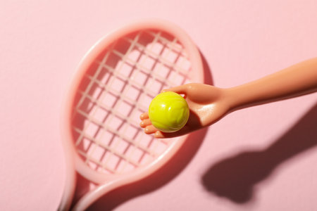 ODESSA, UKRAINE - JULY 26, 2023: Barbie doll and barbie doll accessories conceptのeditorial素材