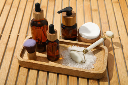 Self care concept, bamboo accessories for self care