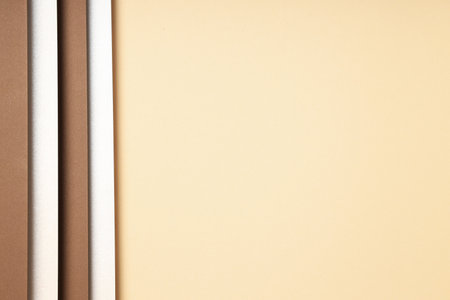 Mockup, abstraction, colorful colored paper, top viewの写真素材