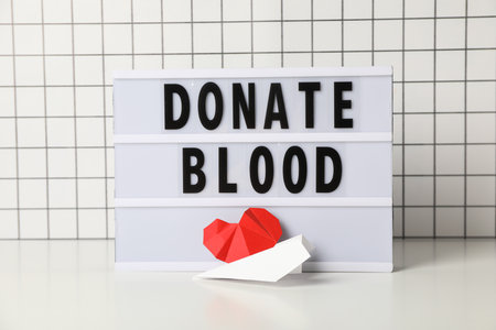 Blood donation, concept of awareness and donationの写真素材